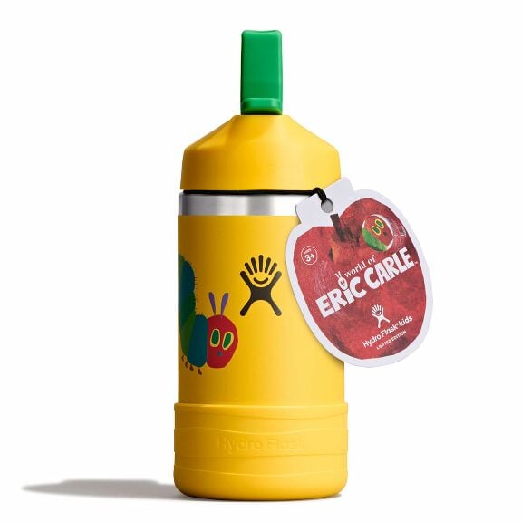 kids-12-oz-bottle-world-of-eric-carletm-z5 le26-w12-1000-kids-12-oz-wide-straw-cap-and-boot-yellow-caterpillar-straight-lid-open-withtag.jpg