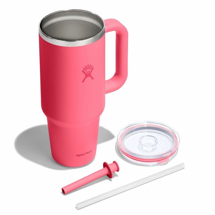 40-oz-travel-tumbler-c8 tt40pscc668-40-oz-travel-tumbler-clear-lid-popstar-pink-exploded.jpg